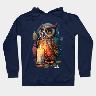 Night Owl Painting Hoodie